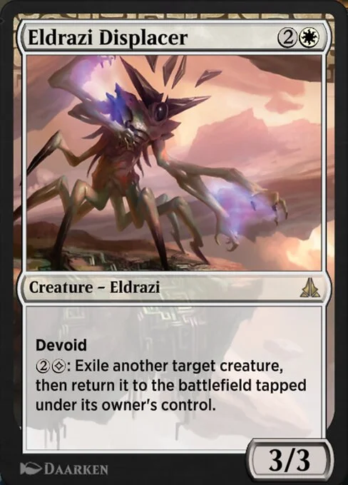 Eldrazi Displacer, carta Magic di tipo Creature — Eldrazi illustrata da Daarken