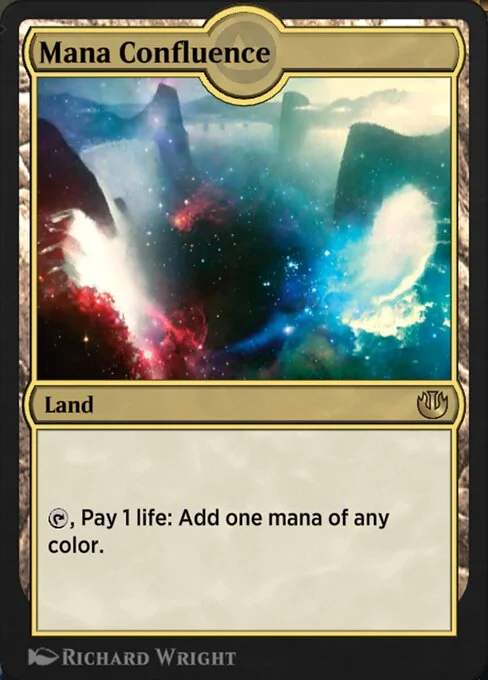 Mana Confluence, carta Magic di tipo Land illustrata da Richard Wright
