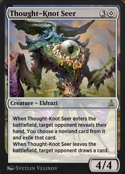 Thought-Knot Seer, carta Magic di tipo Creature — Eldrazi illustrata da Svetlin Velinov