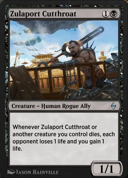 Zulaport Cutthroat, carta Magic di tipo Creature — Human Rogue Ally illustrata da Jason Rainville