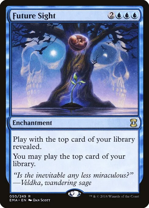 Future Sight, carta Magic di tipo Enchantment illustrata da Dan Murayama Scott