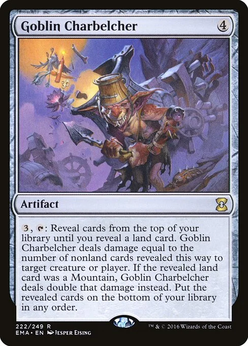 Goblin Charbelcher, carta Magic di tipo Artifact illustrata da Jesper Ejsing