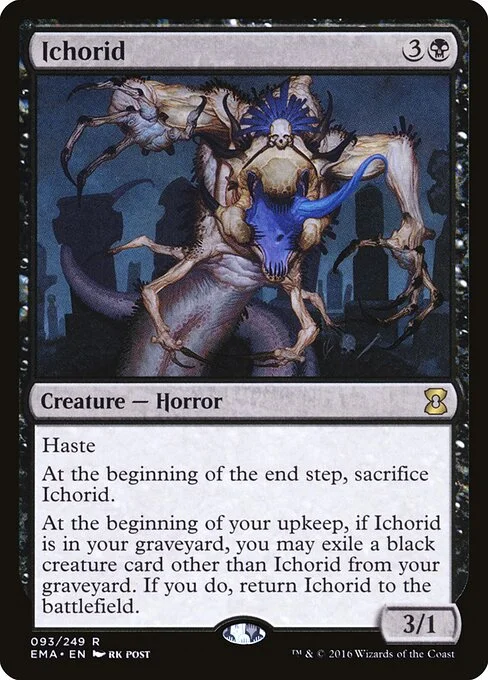 Ichorid, carta Magic di tipo Creature — Horror illustrata da rk post