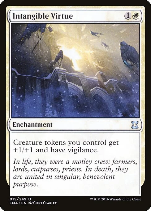 Intangible Virtue, carta Magic di tipo Enchantment illustrata da Clint Cearley
