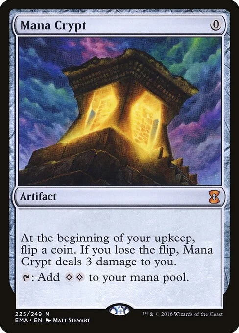 Mana Crypt, carta Magic di tipo Artifact illustrata da Matt Stewart