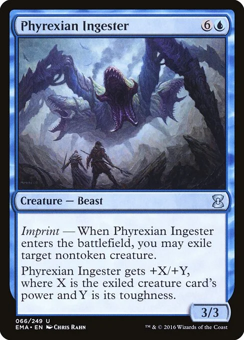 Phyrexian Ingester, carta Magic di tipo Creature — Phyrexian Beast illustrata da Chris Rahn