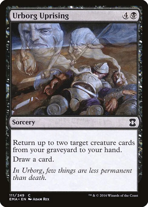 Urborg Uprising, carta Magic di tipo Sorcery illustrata da Adam Rex