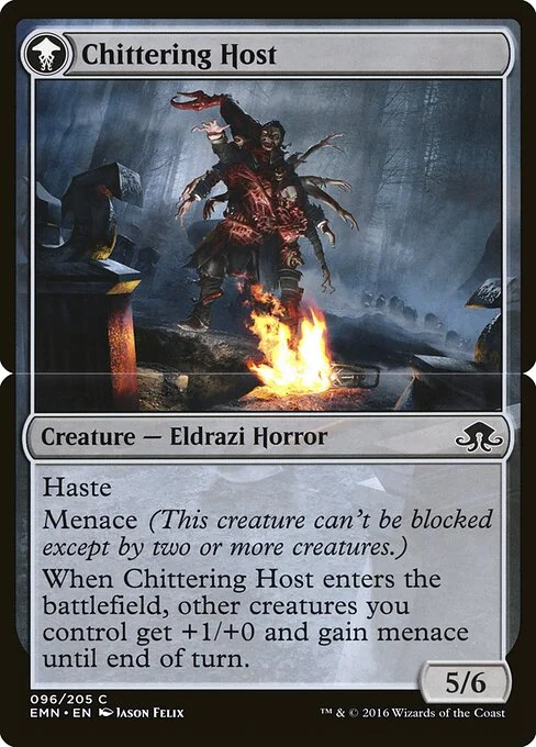 Chittering Host, carta Magic di tipo Creature — Eldrazi Horror illustrata da Jason Felix