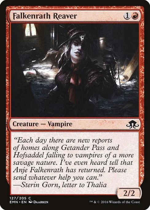 Falkenrath Reaver, carta Magic di tipo Creature — Vampire illustrata da Daarken