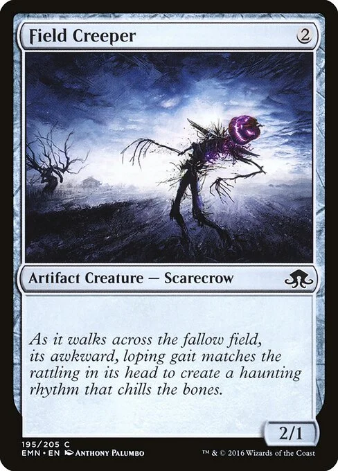 Field Creeper, carta Magic di tipo Artifact Creature — Scarecrow illustrata da Anthony Palumbo