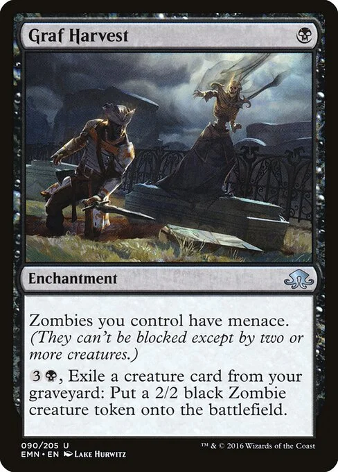Graf Harvest, carta Magic di tipo Enchantment illustrata da Lake Hurwitz