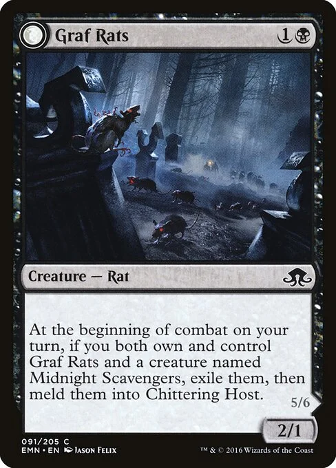 Graf Rats, carta Magic di tipo Creature — Rat illustrata da Jason Felix