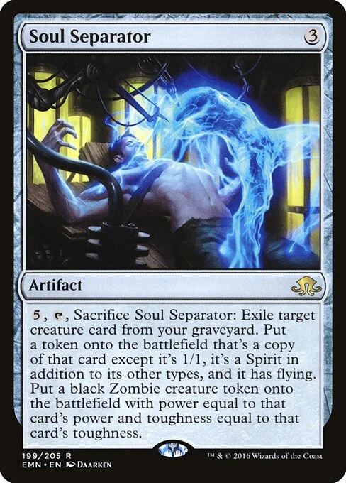 Soul Separator, carta Magic di tipo Artifact illustrata da Daarken