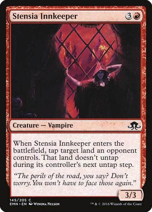 Stensia Innkeeper, carta Magic di tipo Creature — Vampire illustrata da Winona Nelson