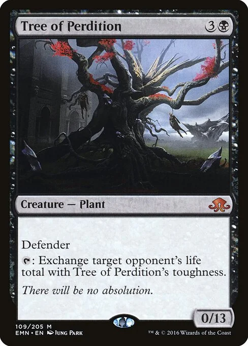 Tree of Perdition, carta Magic di tipo Creature — Plant illustrata da Jung Park