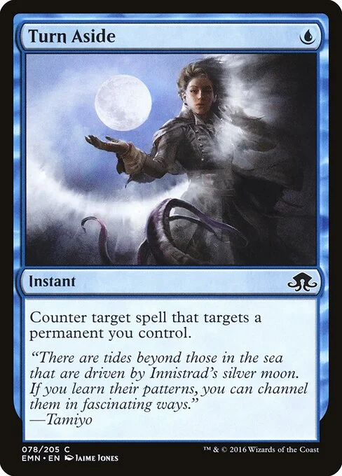 Turn Aside, carta Magic di tipo Instant illustrata da Jaime Jones