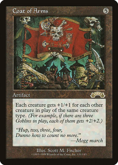 Coat of Arms, carta Magic di tipo Artifact illustrata da Scott M. Fischer