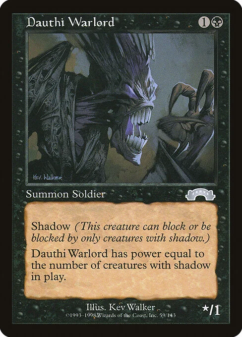 Dauthi Warlord, carta Magic di tipo Creature — Dauthi Soldier illustrata da Kev Walker