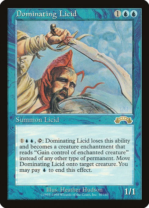 Dominating Licid, carta Magic di tipo Creature — Licid illustrata da Heather Hudson