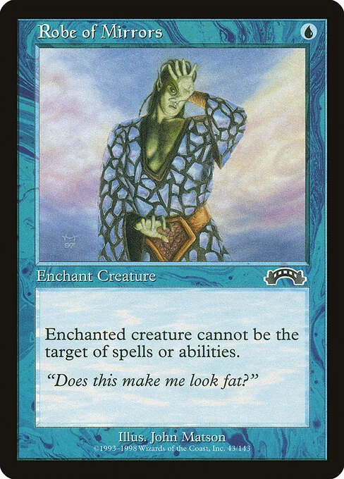 Robe of Mirrors, carta Magic di tipo Enchantment — Aura illustrata da John Matson
