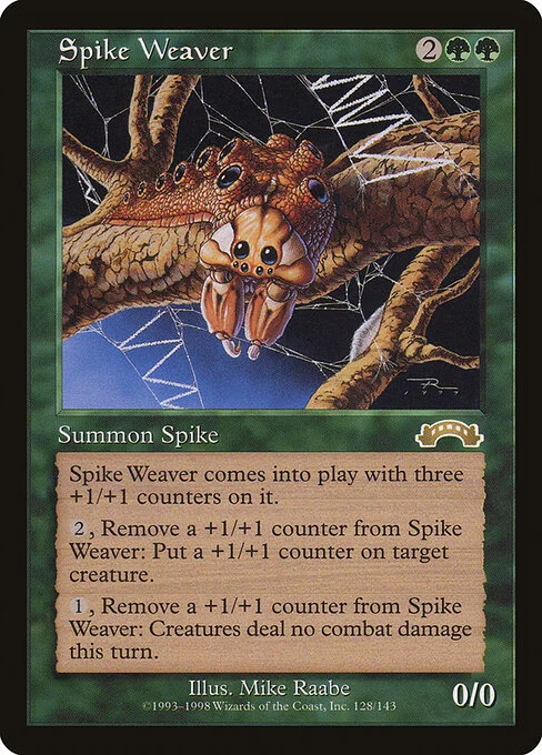 Spike Weaver, carta Magic di tipo Creature — Spike illustrata da Mike Raabe