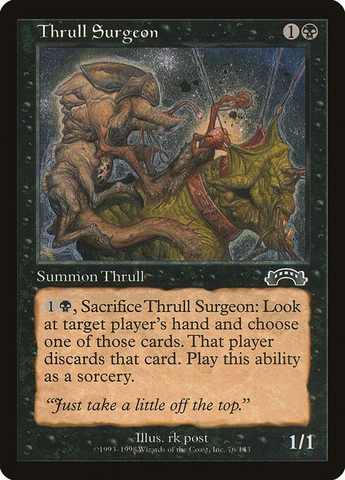 Thrull Surgeon, carta Magic di tipo Creature — Thrull illustrata da rk post