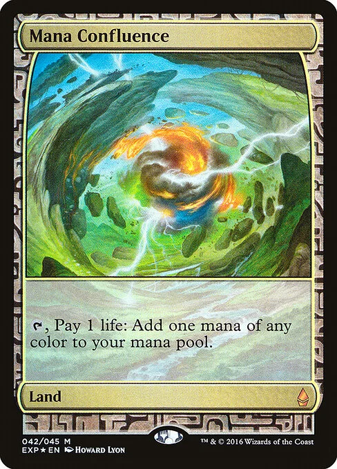Mana Confluence, carta Magic di tipo Land illustrata da Howard Lyon