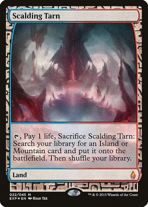 Scalding Tarn, carta Magic di tipo Land illustrata da Ryan Yee