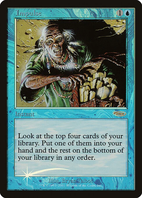 Impulse, carta Magic di tipo Instant illustrata da Bryan Talbot