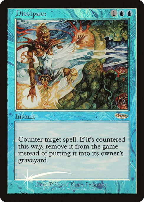 Dissipate, carta Magic di tipo Instant illustrata da Richard Kane Ferguson