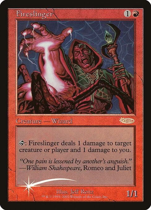 Fireslinger, carta Magic di tipo Creature — Human Wizard illustrata da Jeff Reitz