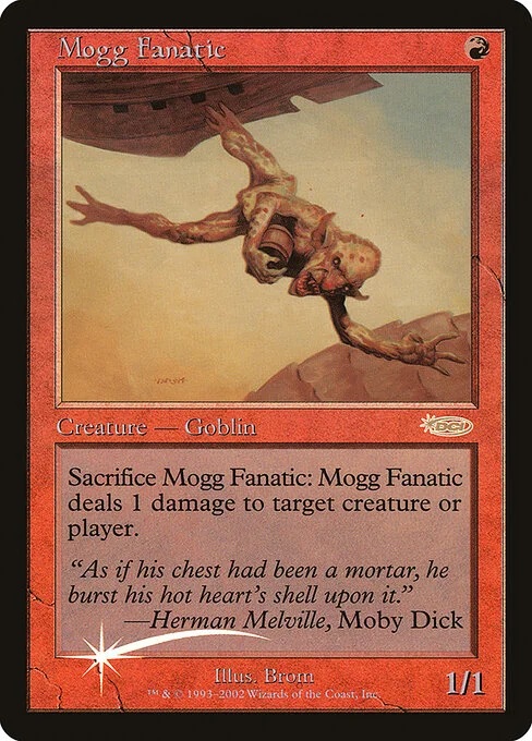 Mogg Fanatic, carta Magic di tipo Creature — Goblin illustrata da Brom