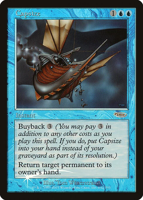 Capsize, carta Magic di tipo Instant illustrata da Tom Wänerstrand
