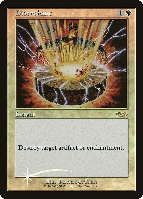 Disenchant, carta Magic di tipo Instant illustrata da Kevin McCann