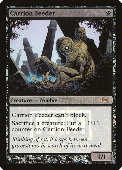 Carrion Feeder, carta Magic di tipo Creature — Zombie illustrata da Brian Snõddy