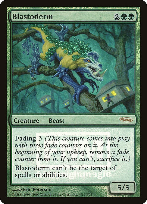 Blastoderm, carta Magic di tipo Creature — Beast illustrata da Eric Peterson