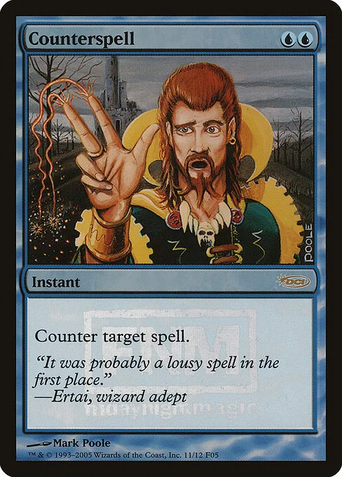 Counterspell, carta Magic di tipo Instant illustrata da Mark Poole