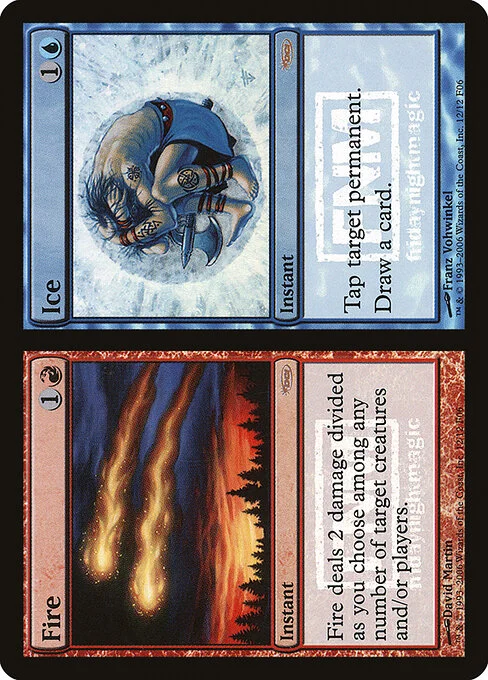 Fire // Ice, carta Magic di tipo Instant // Instant illustrata da David Martin & Franz Vohwinkel
