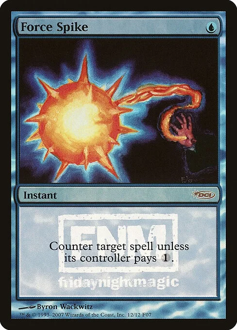 Force Spike, carta Magic di tipo Instant illustrata da Bryon Wackwitz