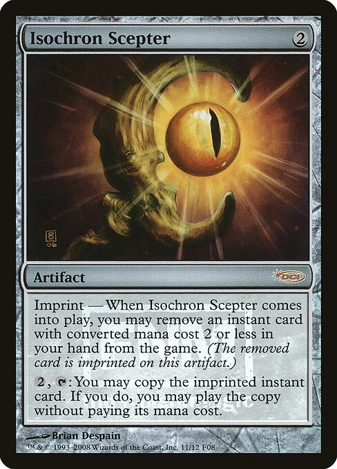 Isochron Scepter, carta Magic di tipo Artifact illustrata da Brian Despain
