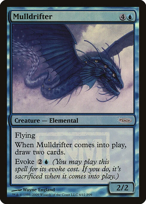 Mulldrifter, carta Magic di tipo Creature — Elemental illustrata da Wayne England