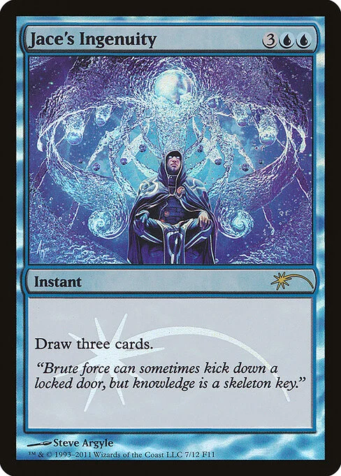 Jace's Ingenuity, carta Magic di tipo Instant illustrata da Steve Argyle