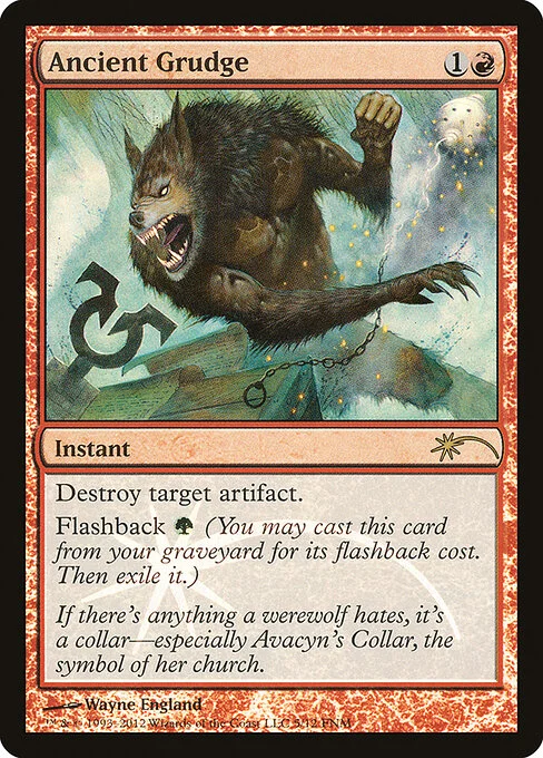 Ancient Grudge, carta Magic di tipo Instant illustrata da Wayne England