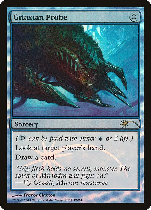 Gitaxian Probe, carta Magic di tipo Sorcery illustrata da Trevor Claxton