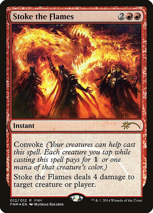 Stoke the Flames, carta Magic di tipo Instant illustrata da Mathias Kollros