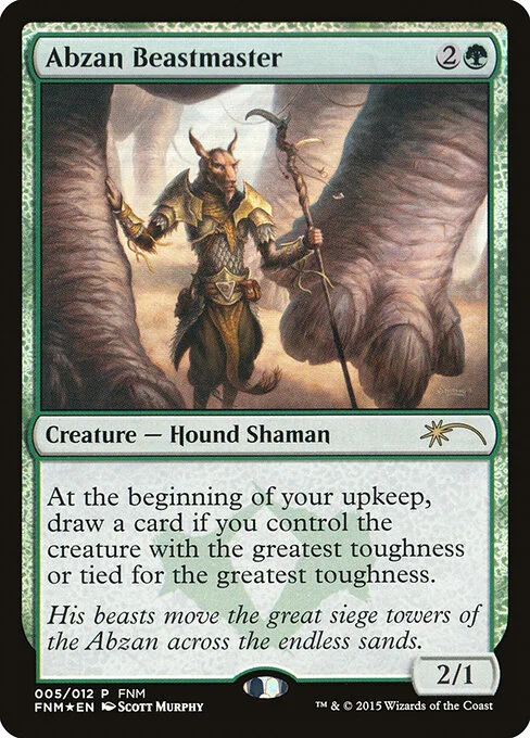 Abzan Beastmaster, carta Magic di tipo Creature — Dog Shaman illustrata da Scott Murphy