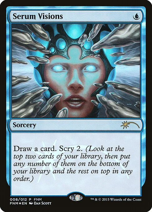 Serum Visions, carta Magic di tipo Sorcery illustrata da Dan Murayama Scott