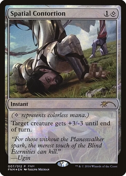 Spatial Contortion, carta Magic di tipo Instant illustrata da Joseph Meehan