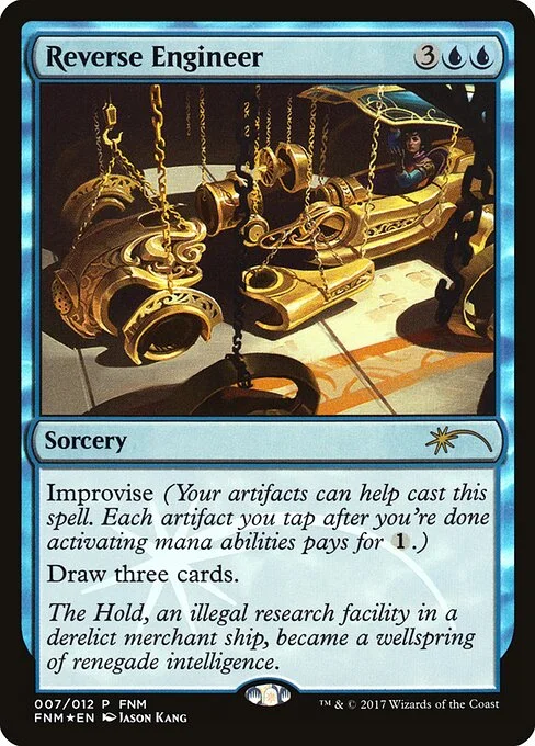 Reverse Engineer, carta Magic di tipo Sorcery illustrata da Jason Kang
