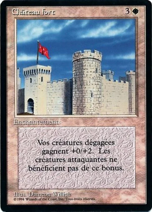 Castle, carta Magic di tipo Enchantment illustrata da Dameon Willich